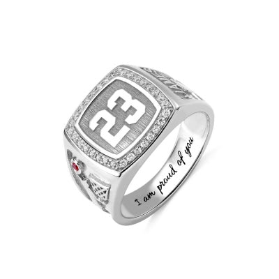 Baller Baby Ring (Birthstone)