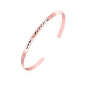 BCJ Affirmation Bangle Bracelet