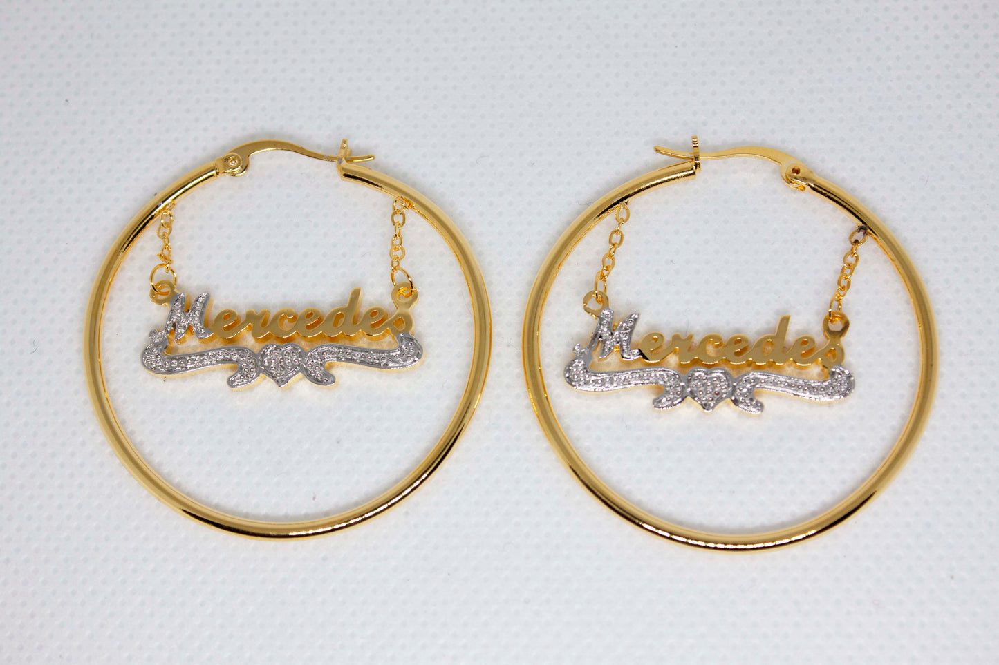 Chain Gang Hoop Earrings