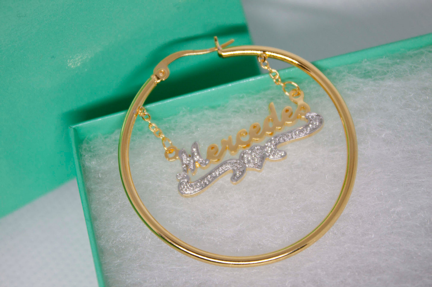 Chain Gang Hoop Earrings