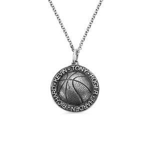 Around The Ball Name Necklace