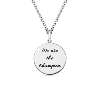 Around The Ball Name Necklace
