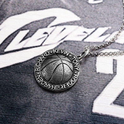 Around The Ball Name Necklace