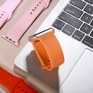 Personalized Silicone Apple Watch Band