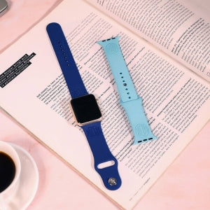 Personalized Silicone Apple Watch Band