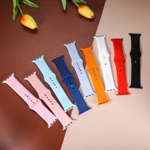 Personalized Silicone Apple Watch Band
