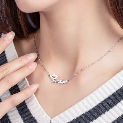 Personalized Go Graduate Necklace