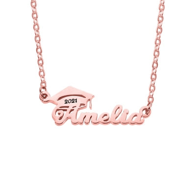 Personalized Go Graduate Necklace
