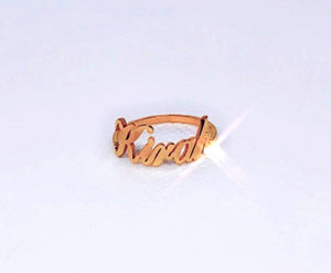 Personalized Name Ring