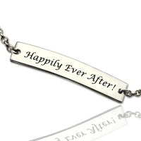 Bar My Name Bracelet
