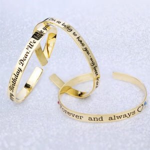 Beauty Bangle with Birthstone