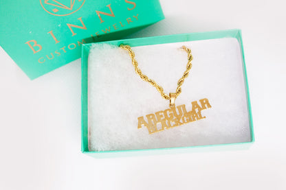 Say It Loud Necklace (Double Line)