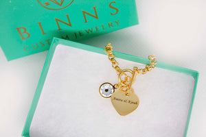 Heart Charm Bracelet