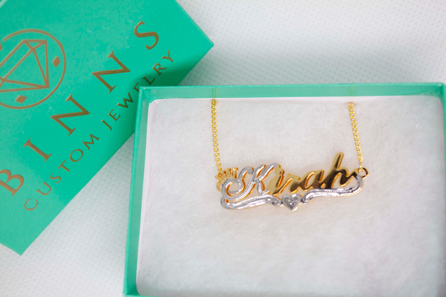 Don't Double Plate With Me Name Necklace