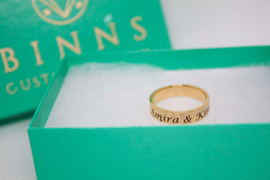 Personalized Name Rings