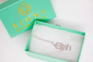 Sideways Personalized Necklace