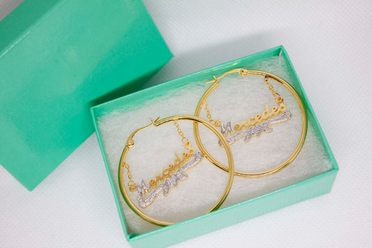 Chain Gang Hoop Earrings