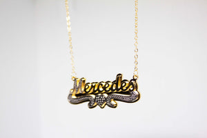 Don't Plate With Me Name Necklace