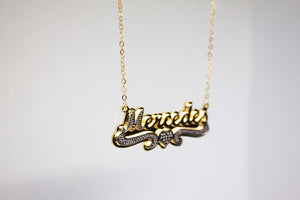 Don't Plate With Me Name Necklace