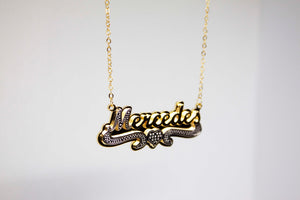 Don't Plate With Me Name Necklace