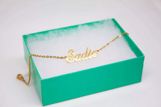Personalized Stainless Steel Anklet