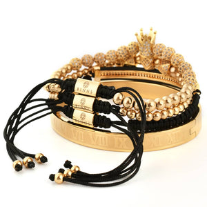 Crowned 4PC Bracelet Set