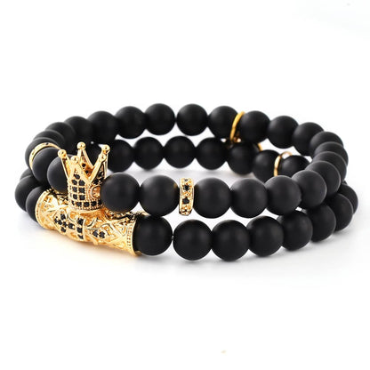Men's Crown Me Bracelet Set